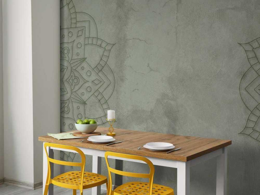 Zielona Zwietrzała Mandala