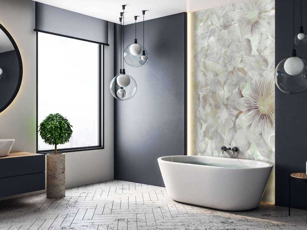 Elegancja Akwareli Botanicznej Mglista Szarość