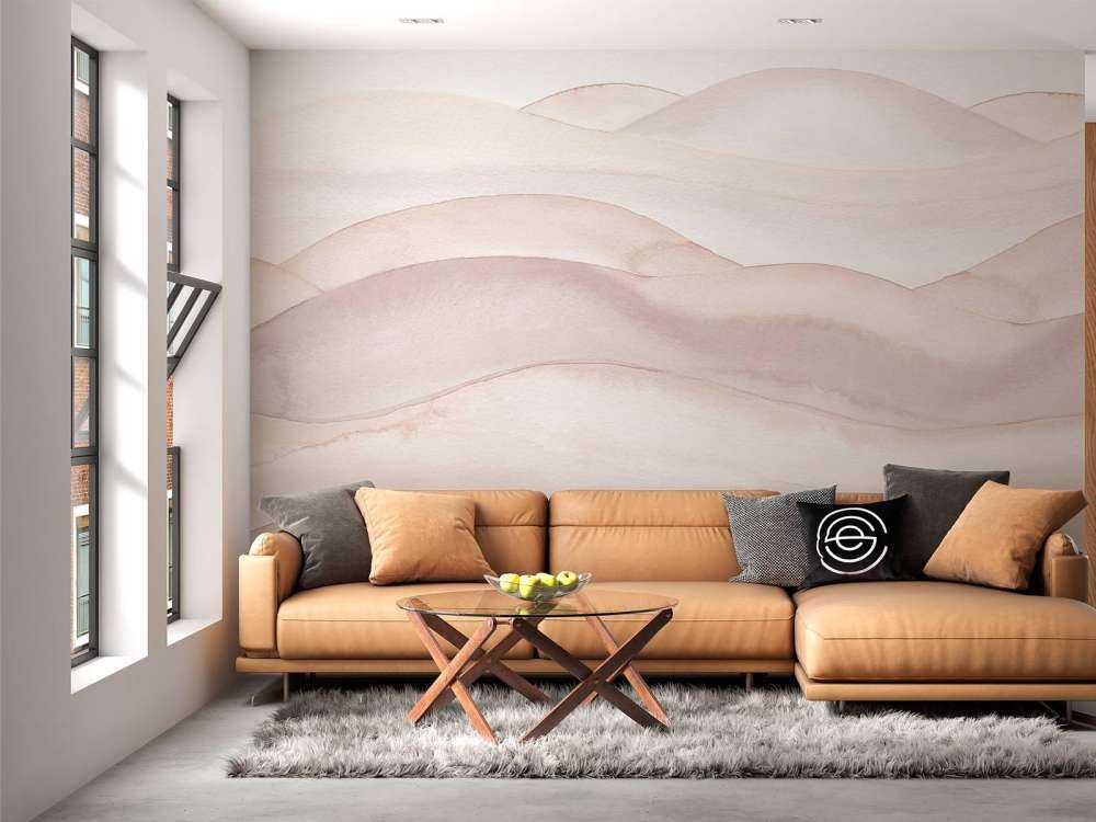 Abstrakcyjny falisty gradient - nude