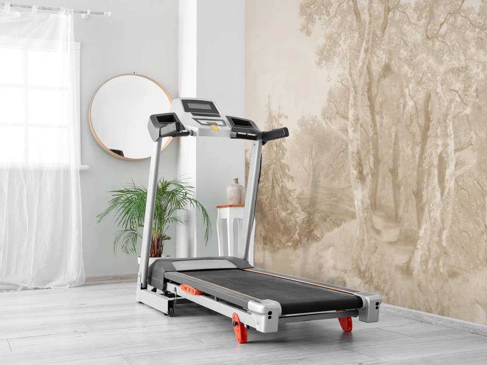 Krajobraz leśny beżowy panorama