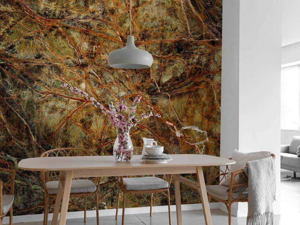 Marmur z kolorowymi żyłkami