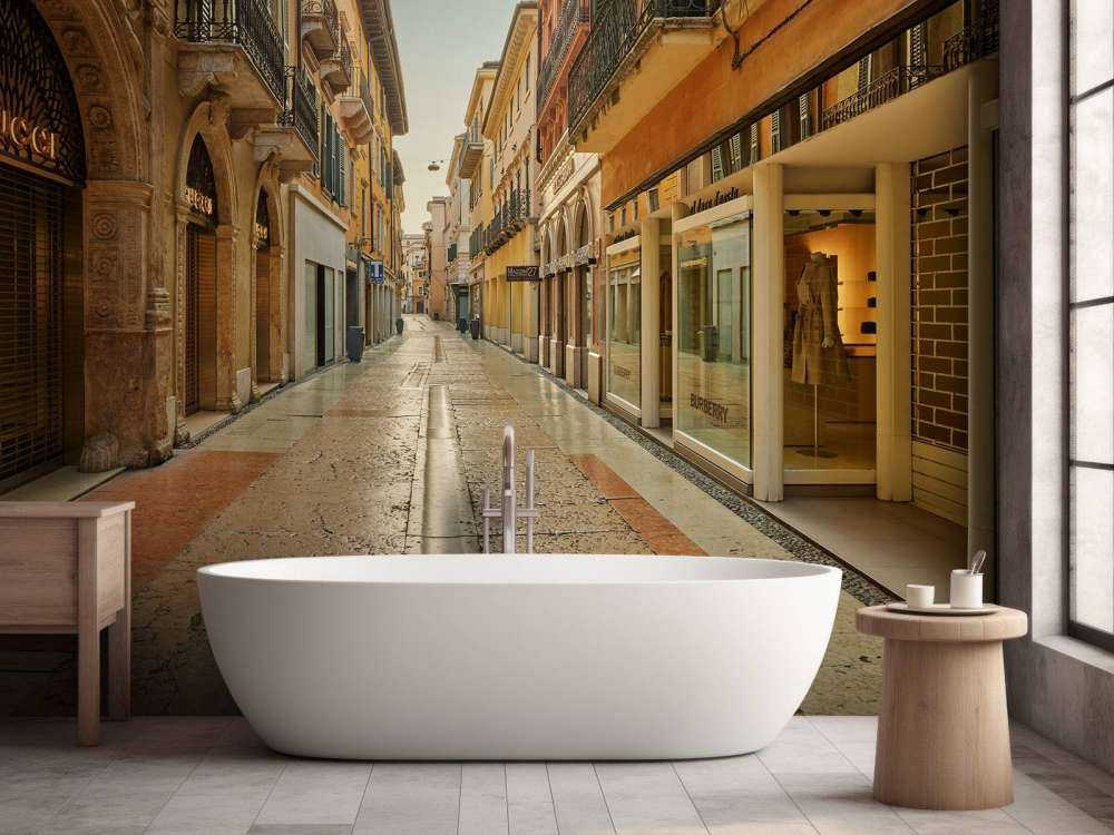 Ulica handlowa we Włoszech