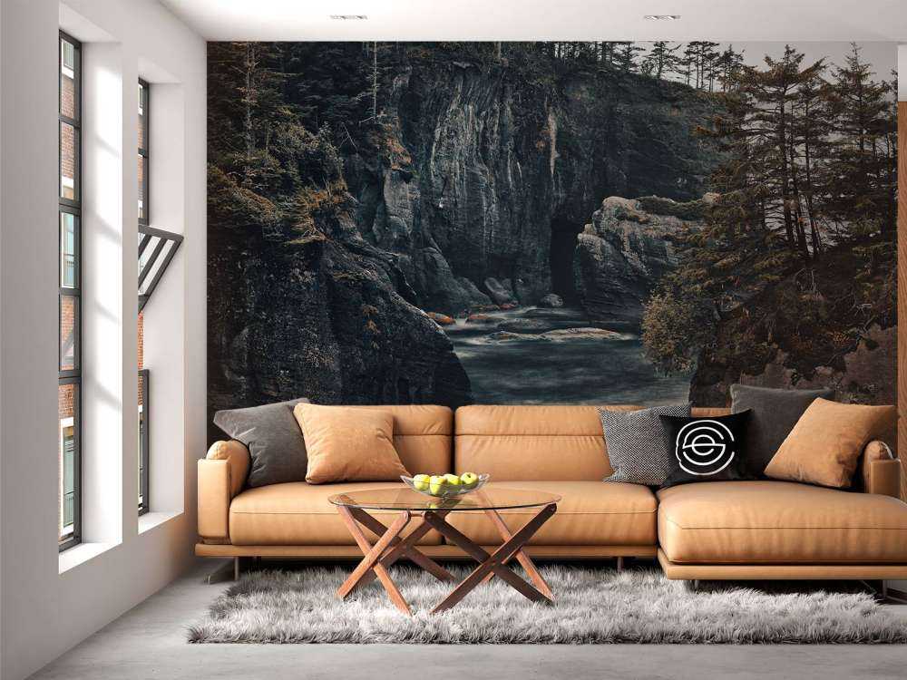 Surowa przyroda na wybrzeżu