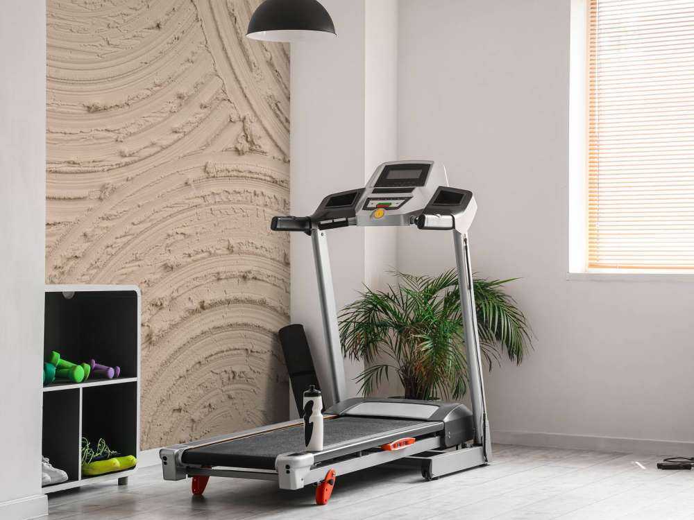 Kręgi Zen struktura surowa w kolorze taupe