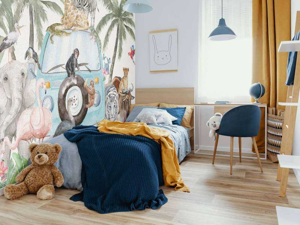 Wesołe zwierzęta tropikalne