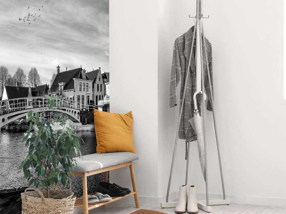 Miasto warowne Dokkum Most nad Klein Diep Fryzja 