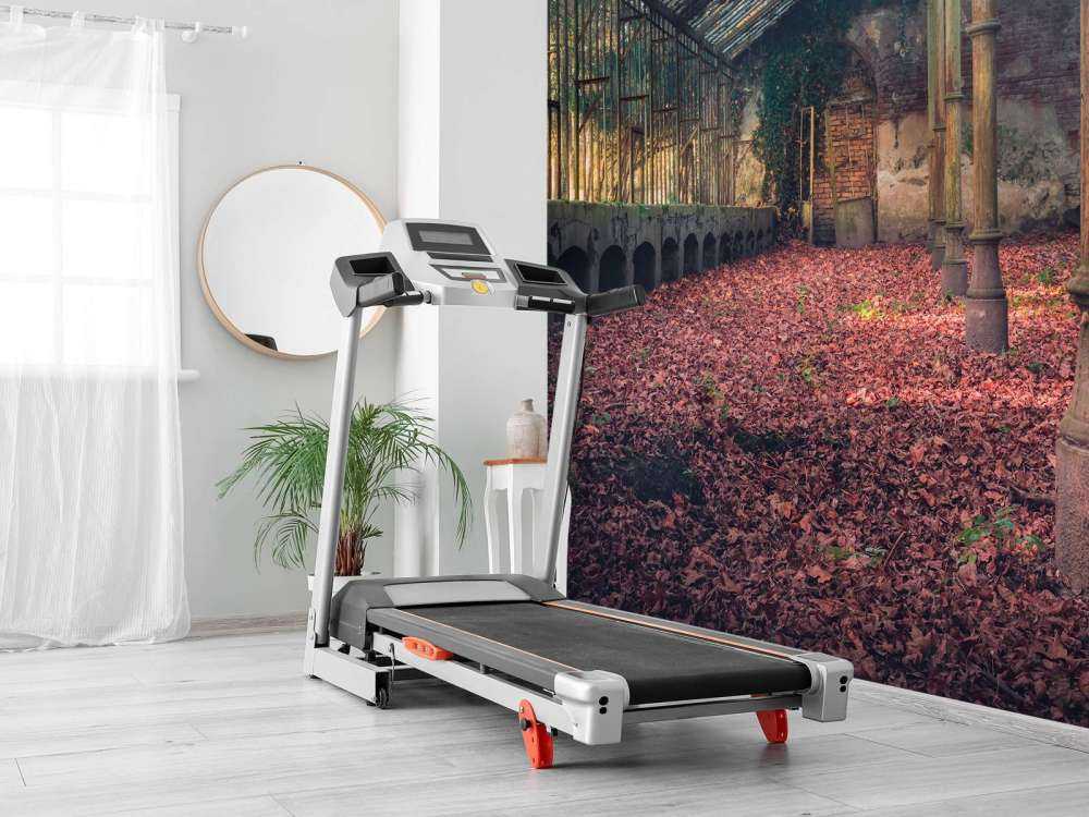 Opuszczony dom z liśćmi