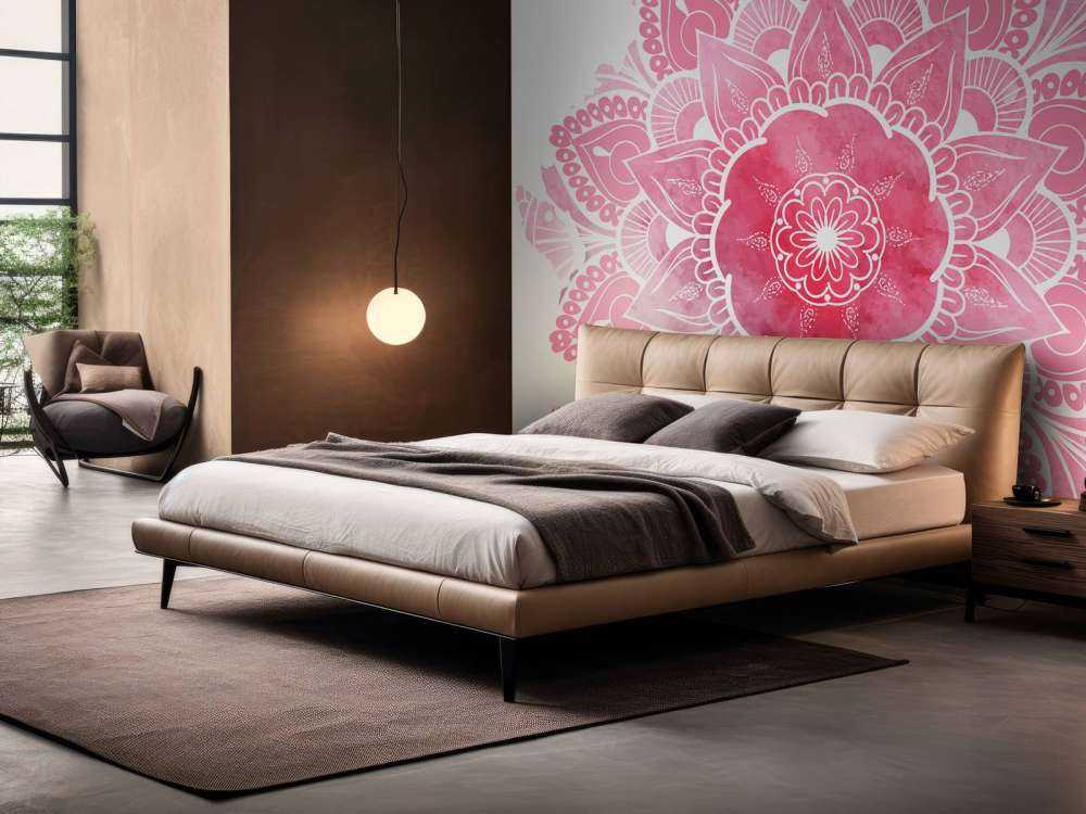 Mandala z motywem kwiatowym