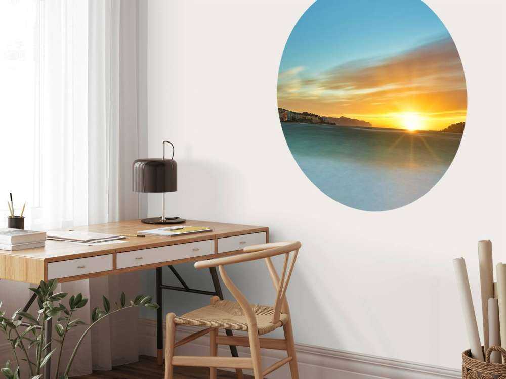 Piękny zachód słońca