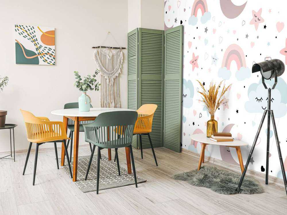 Chmury, księżyce i tęcze