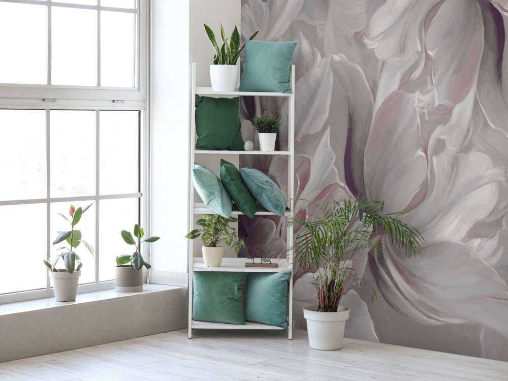 Duże Tulipany Szare