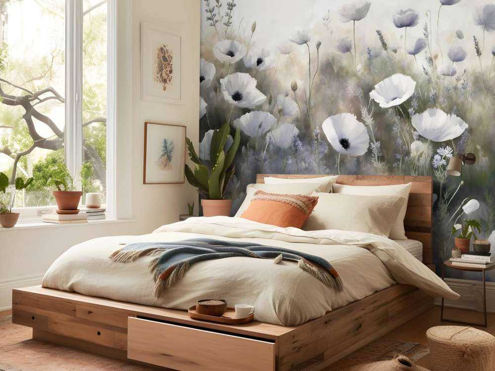 Taniec dzikich kwiatów - niebieski