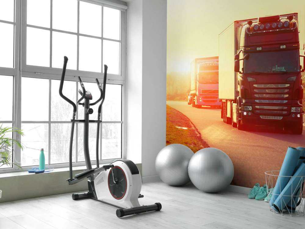 Ciężarówki na autostradzie