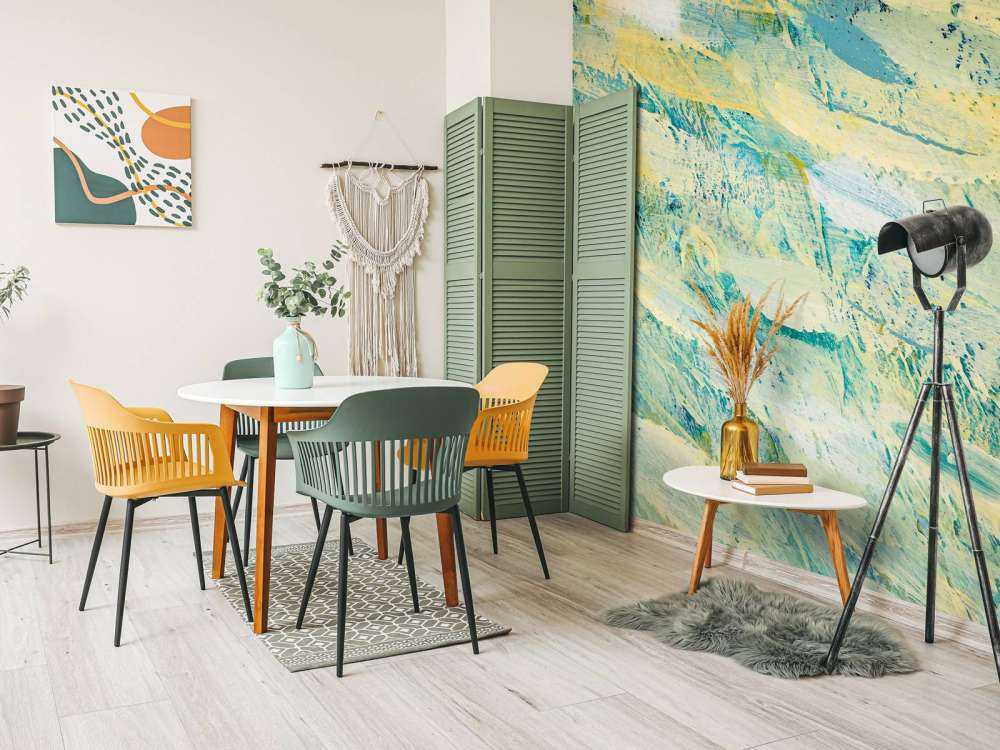 Kolorowe paski farby