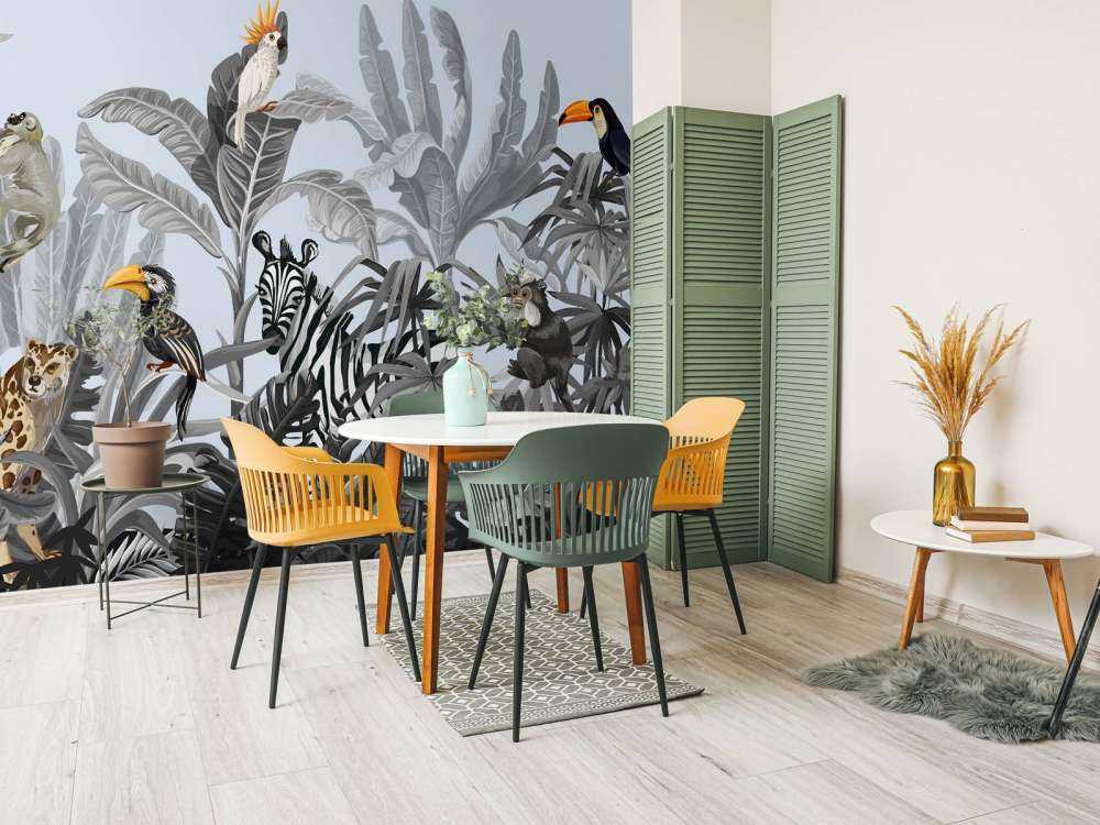 Dżungla pełna zwierząt