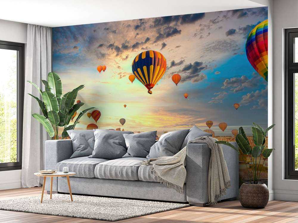 Piękne balony na gorące powietrze