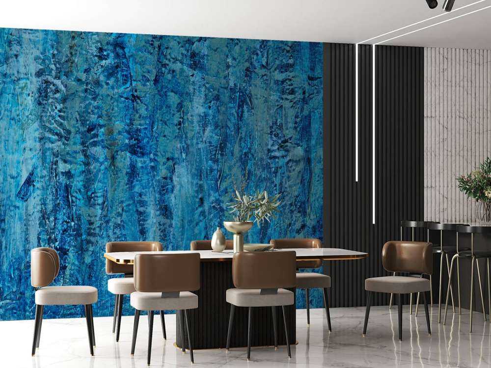 Malowanie odcieniami błękitu