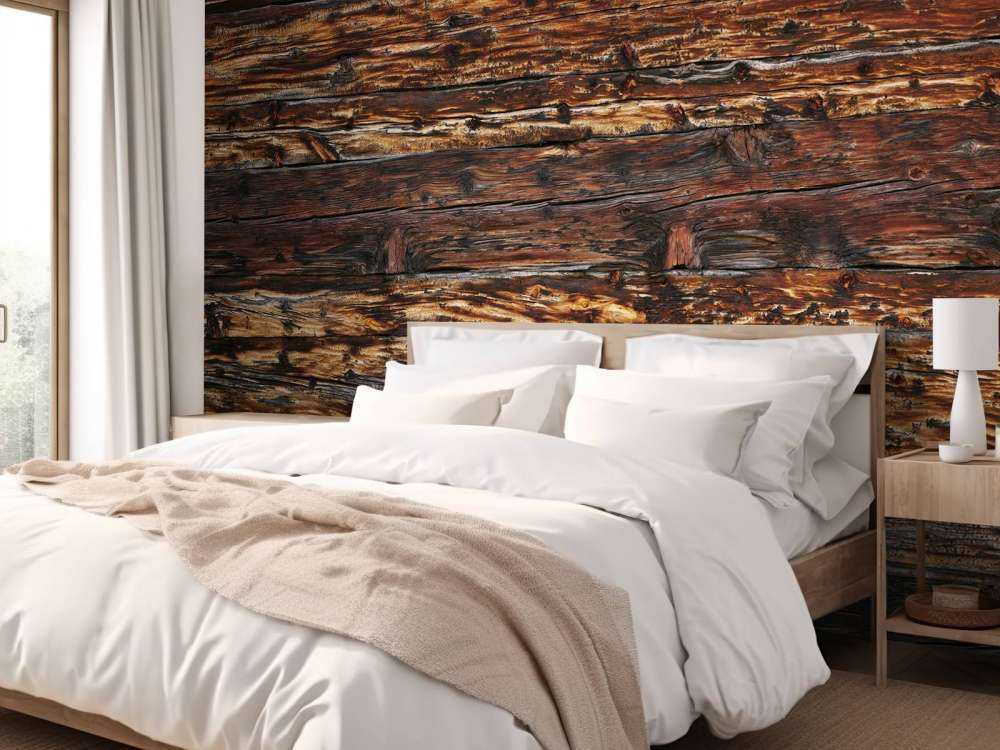 Barwione stare drewno