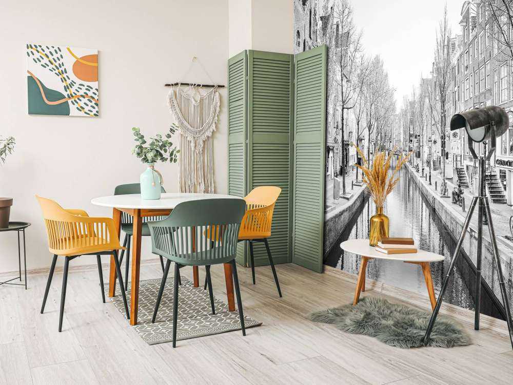 Amsterdam w czerni i bieli