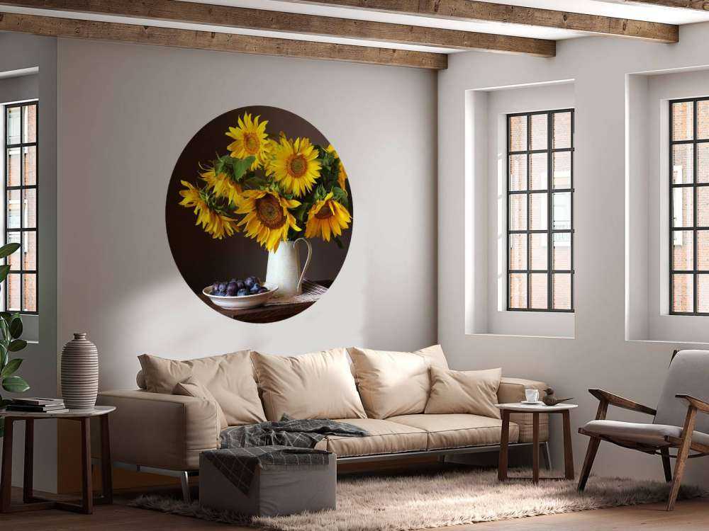 Słoneczniki i jagody