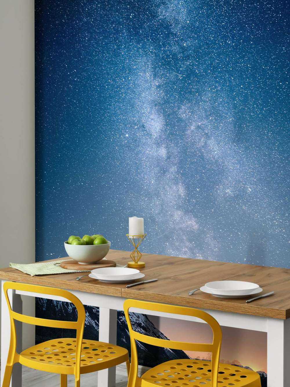 Gwieździste niebo na Alasce