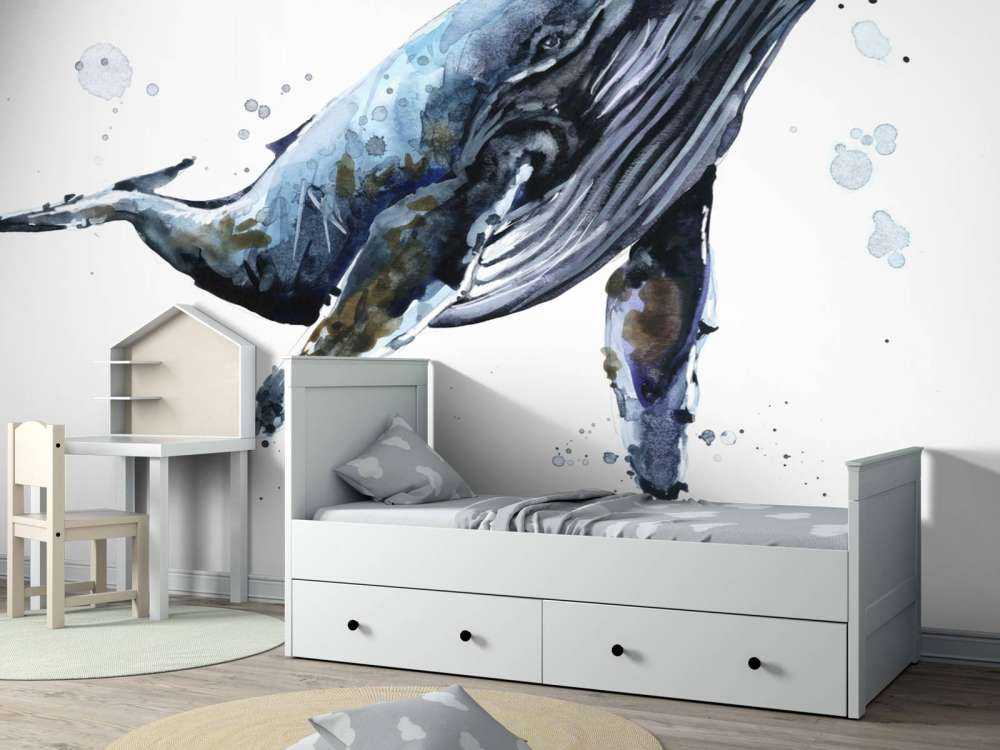 Humpback Whale w akwareli