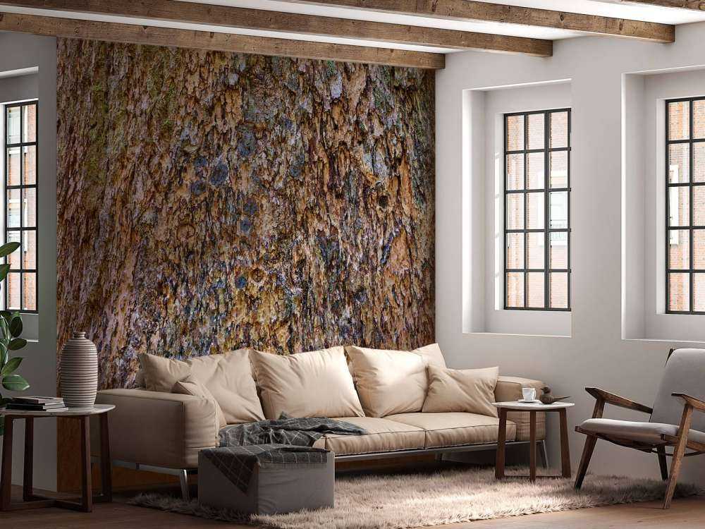 Kora drzewna brązowa