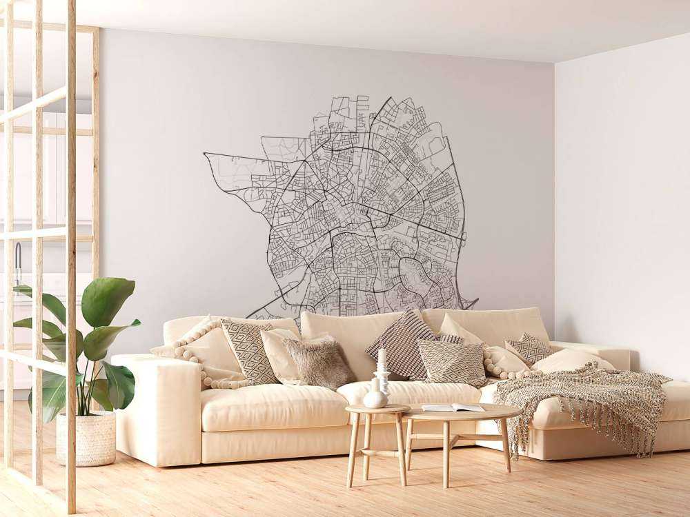 Mapa Apeldoorn, biała