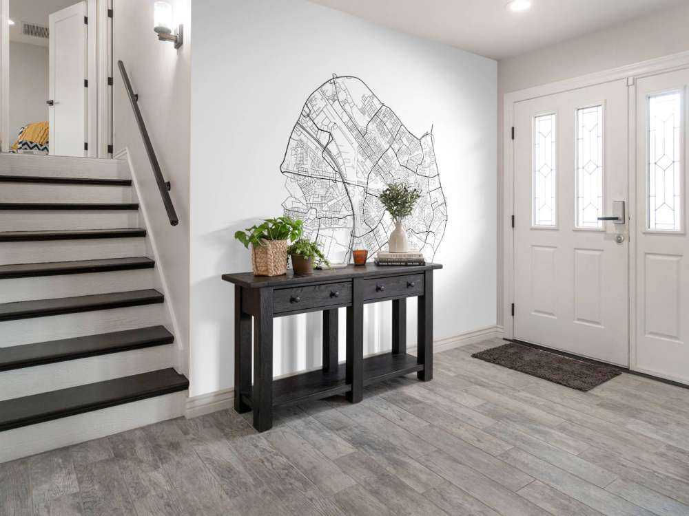 Mapa Utrechtu, biała