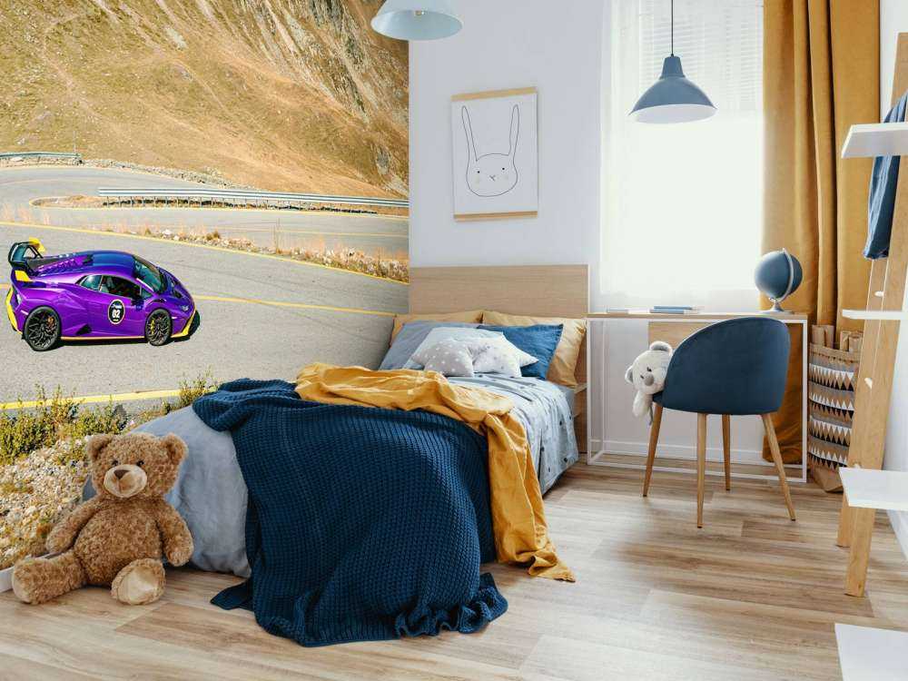 Lamborghini Huracán na górskiej drodze