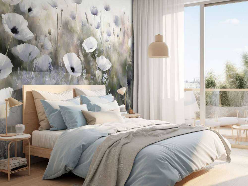 Taniec dzikich kwiatów - niebieski