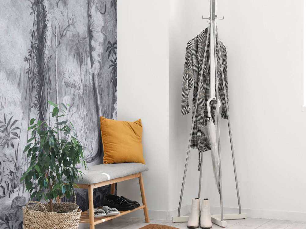 Las tropikalny - szary