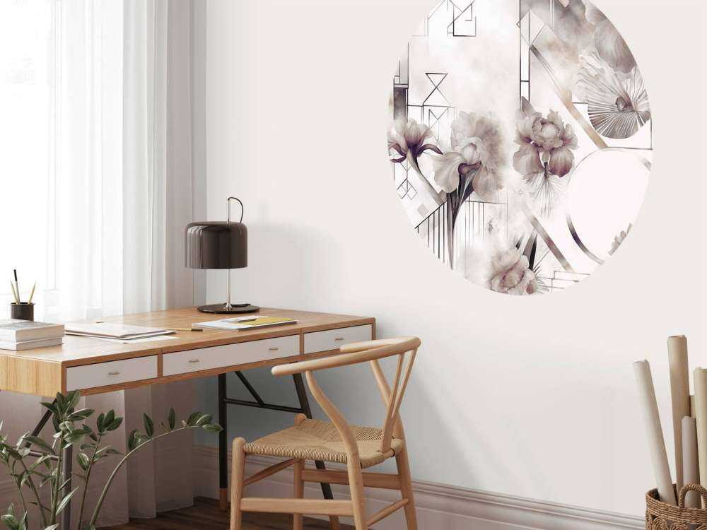 Geometria akwarelowa brązowa