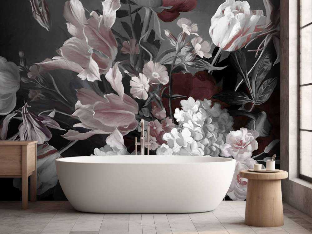 Bukiet z czerwonymi tulipanami