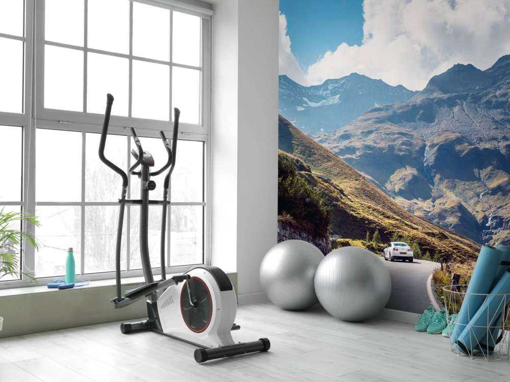 Panorama górskiej drogi