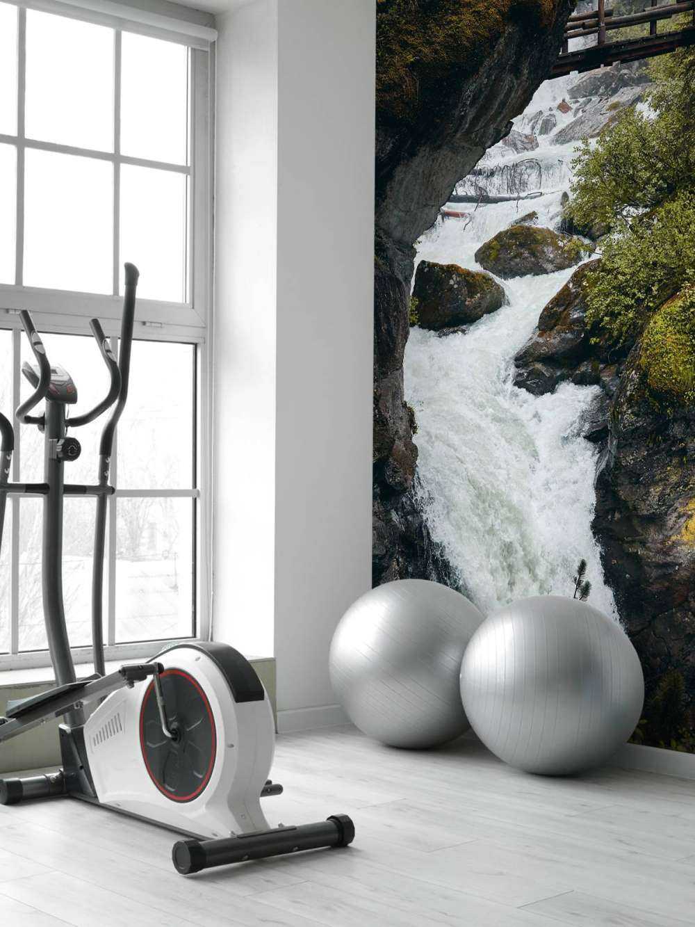 Mostek przy wodospadzie