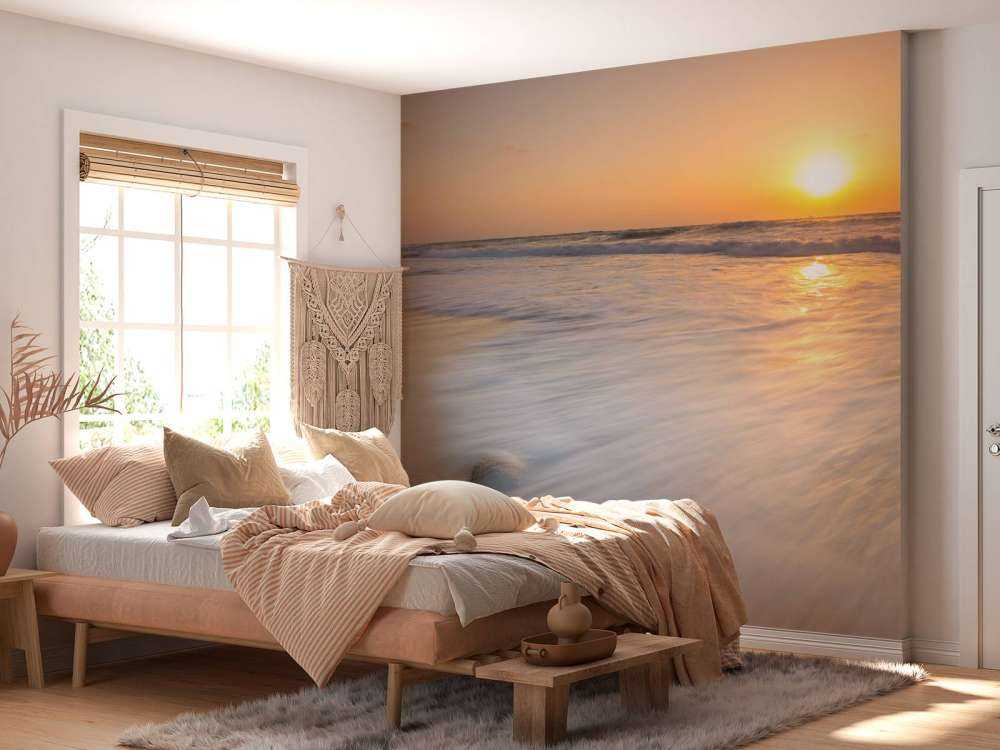 Zachód słońca na plaży