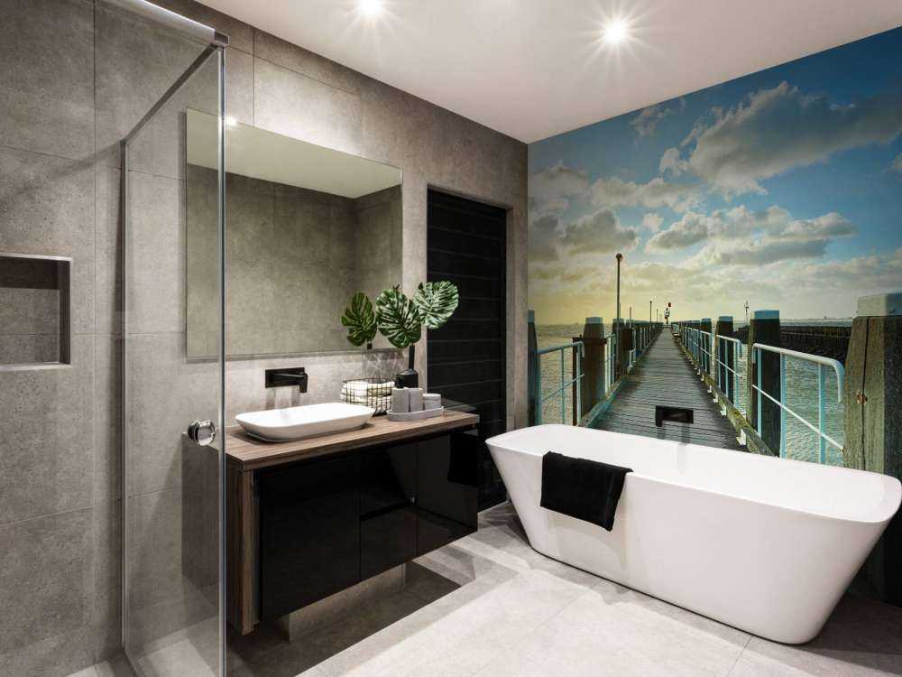 Rusztowania na wybrzeżu