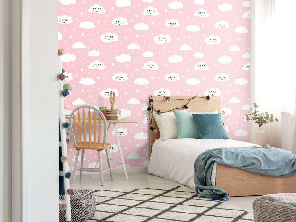 Śpiące białe chmury