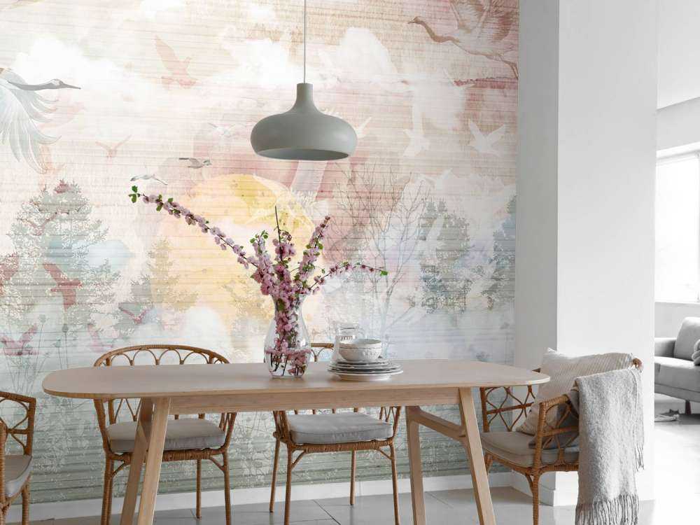 Wschód słońca w mgle