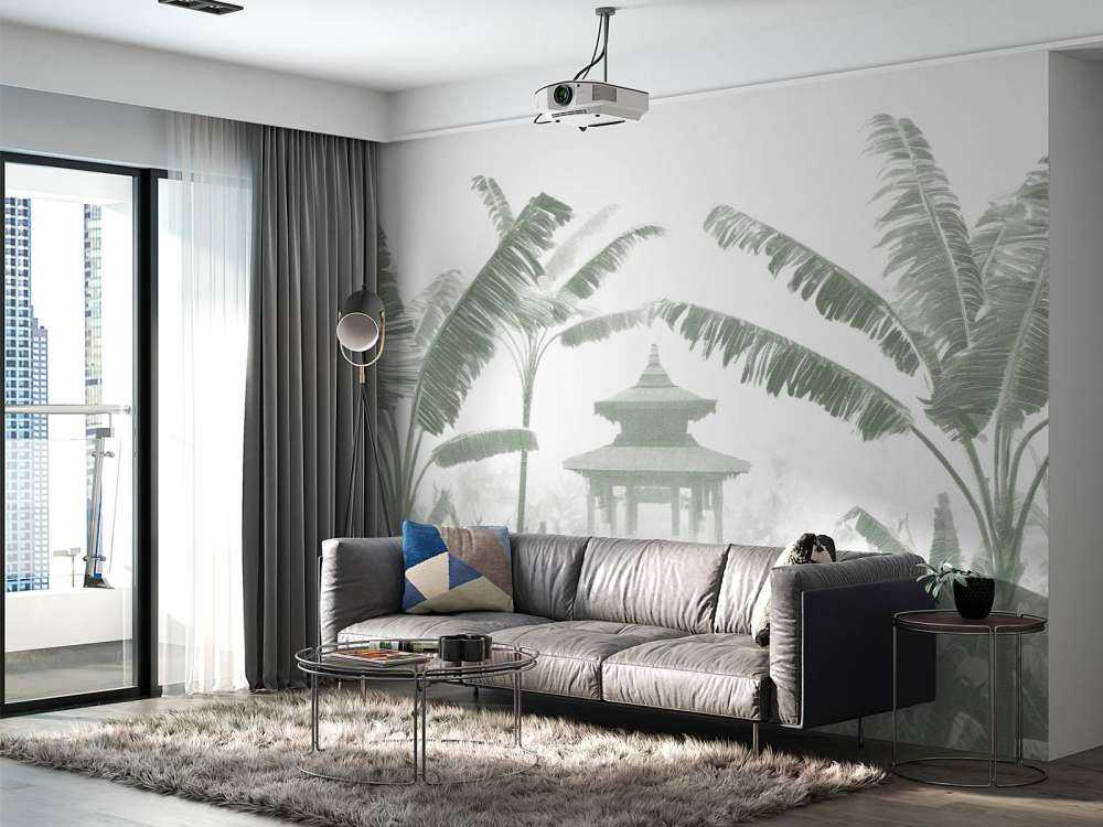 Mglisty Ogród Świątynny, zielony