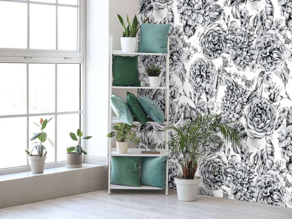 Czarno-Biały Ogród Kwiatowy