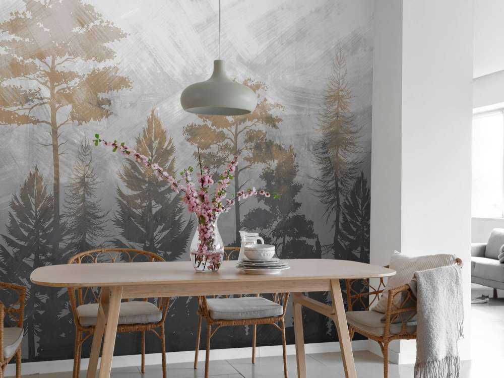 Abstrakcyjny Szept Lasu