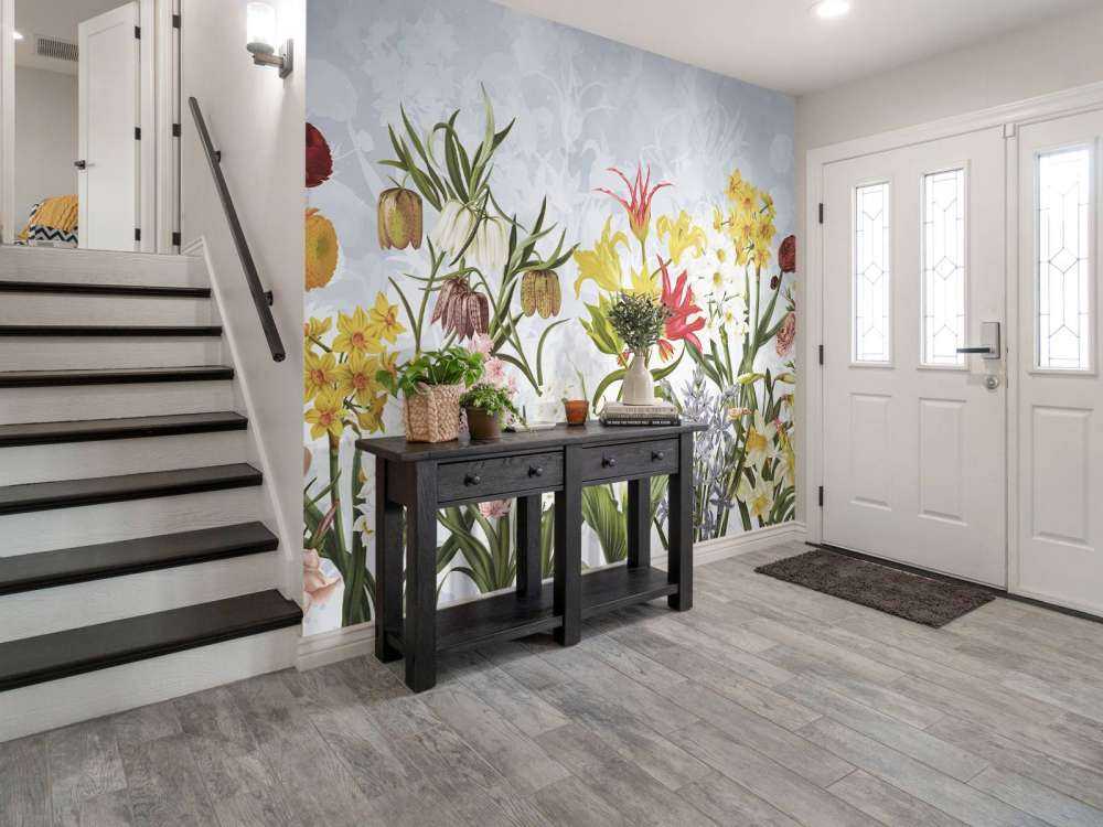 Kwiaty Wiosenne - Niebieskie Niebo w Chmurach