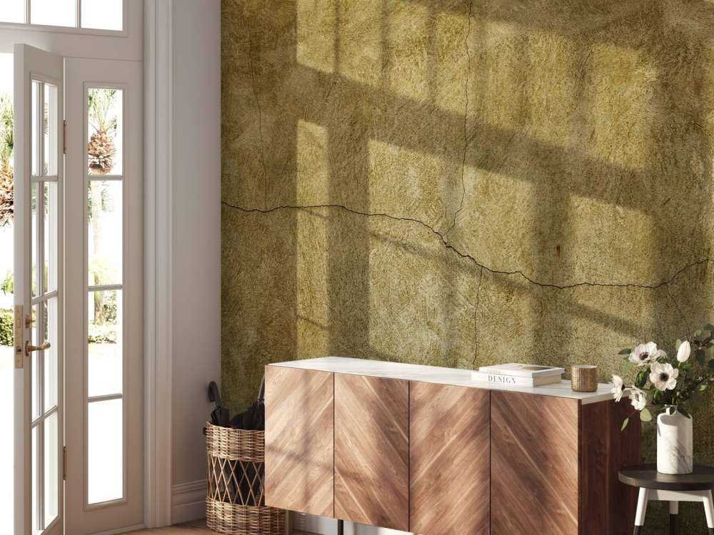 Ściana z pęknięciami