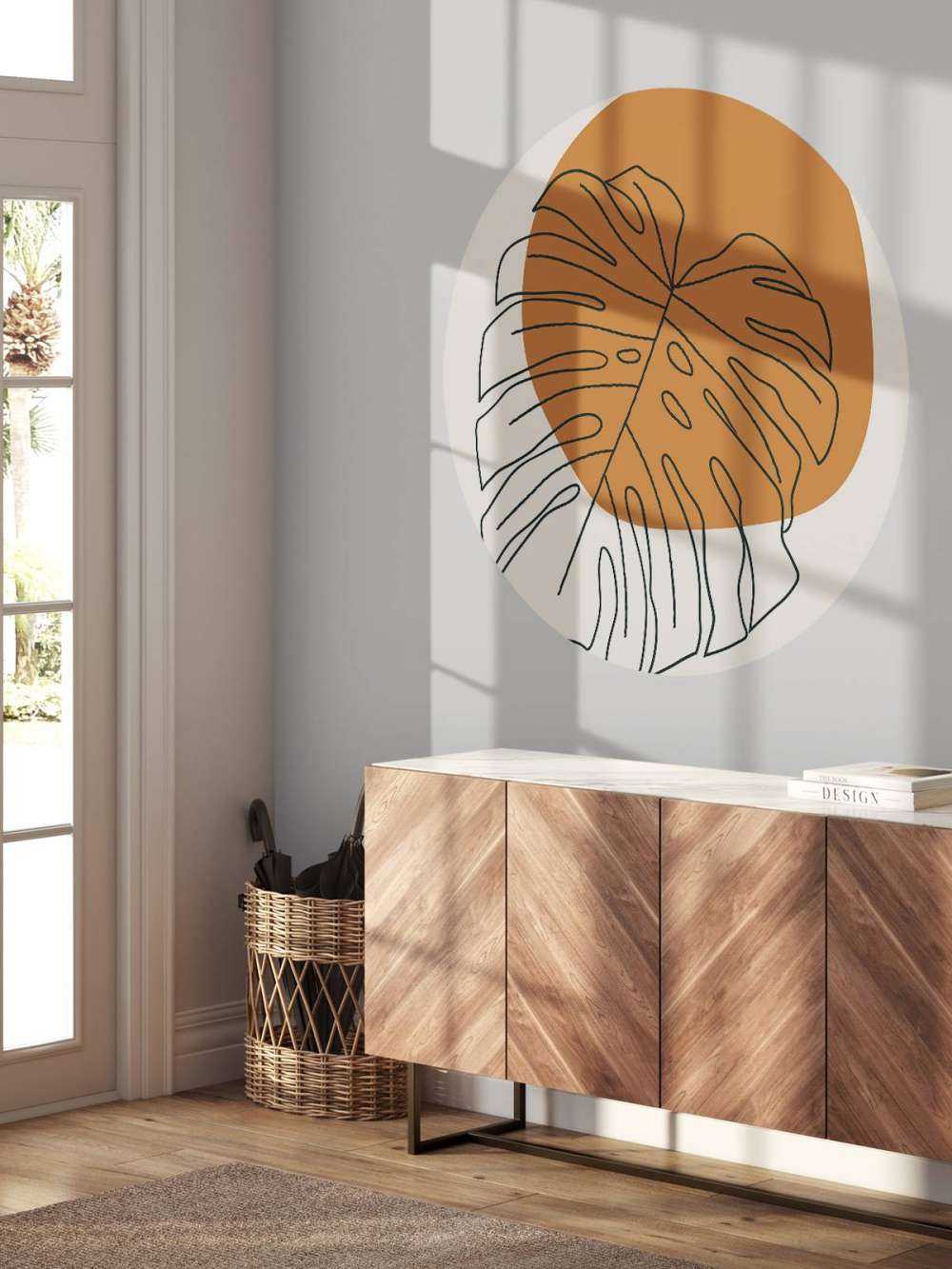 Minimalistyczny liść