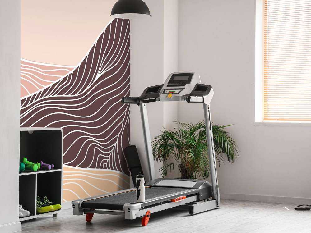 Kolorowe góry lineart