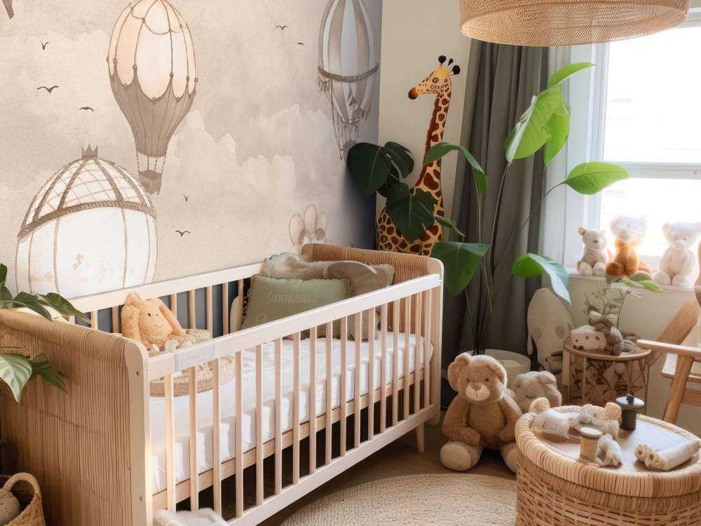 Podniebne balony w kolorze taupe