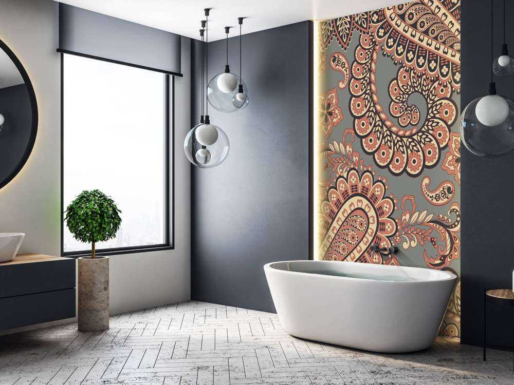 Staroindyjskie wzory kwiatowe