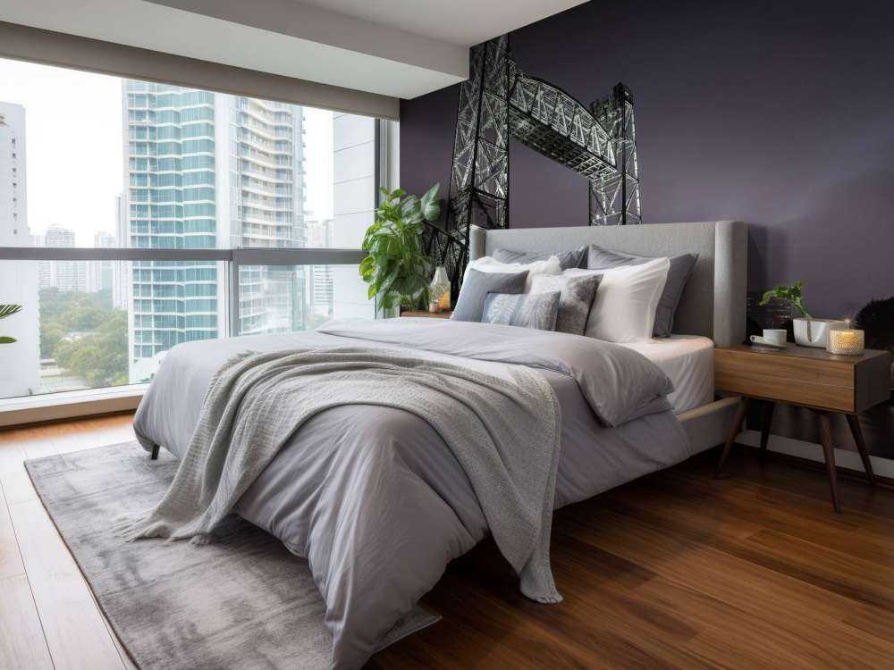 Dawny most kolejowy De Hef w Rotterdamie w kolorze 